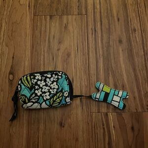 authentic vintage small vera bradley coin purse in island blooms